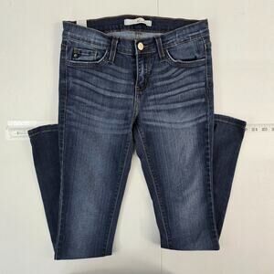 KanCan Low Rise Skinny Stretch Jean BK1082R size 25 womens‎ 6052